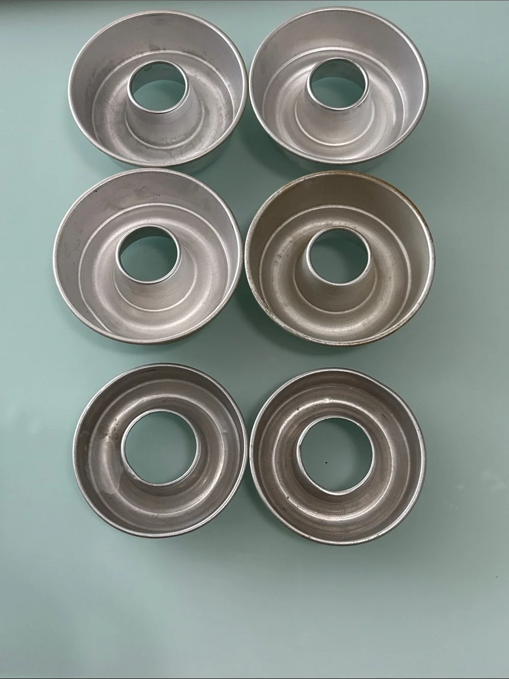 Aluminum baking/jello molds